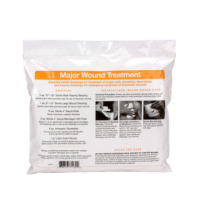 First Aid Only 22 Piece First Aid Triage Pack - Major Wound Triage Treatment