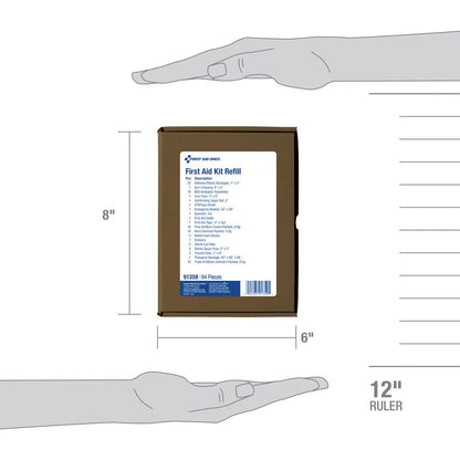 First Aid Only 25 Person ANSI A Refill Kit, ANSI 2021 Compliant