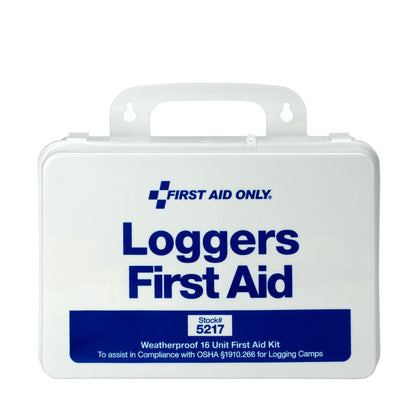 First Aid Only 25 Person Loggers First Aid Kit, Plastic Case, OSHA Compliant
