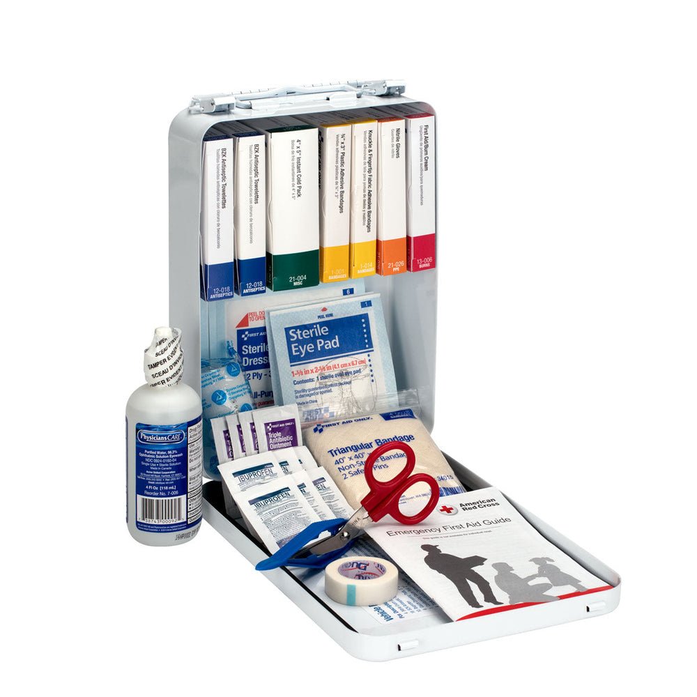 First Aid Only 25 Person Vehicle First Aid Kit, Metal Case