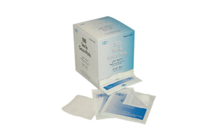 First Aid Only 3"x3" Sterile Gauze Pads, 100 Per Box