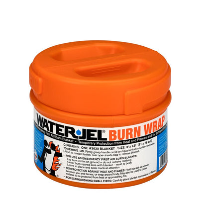 First Aid Only 36"x30" WaterJel Burn Wrap Canister (Case of 4)