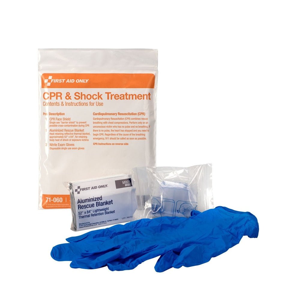 First Aid Only 4 Piece First Aid Triage Pack - CPR and Shock Kit