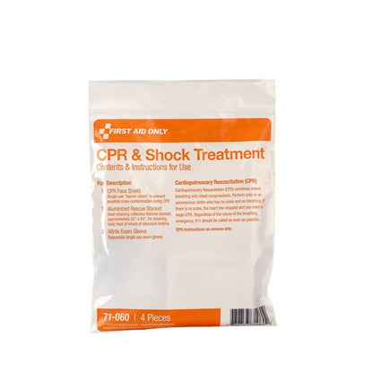 First Aid Only 4 Piece First Aid Triage Pack - CPR and Shock Kit