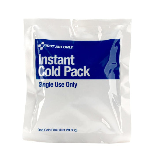 First Aid Only Instant Cold Pack, 4" x 5", Case of 80