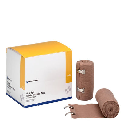 First Aid Only 4"x5 yd. Elastic Bandage, 9 per Box