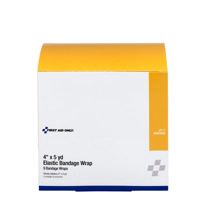 First Aid Only 4"x5 yd. Elastic Bandage, 9 per Box