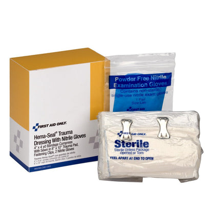 First Aid Only 5"x9" Hema-Flex Bandage Compress
