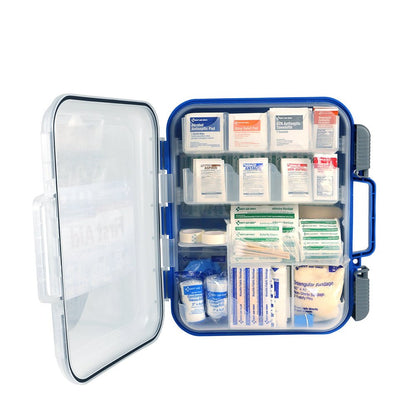 First Aid Only 50-Person Clear Front Plastic First Aid Kit, 272 pieces