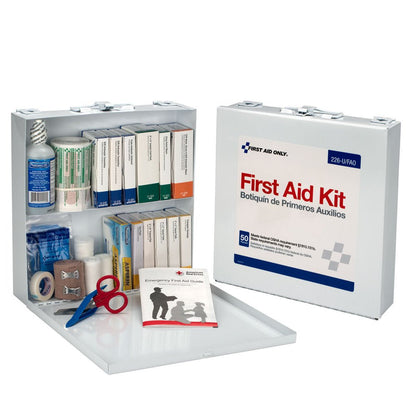 First Aid Only 50 Person First Aid Kit, Metal Case