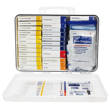 First Aid Only 50 Person Transportation Unitized Plastic First Aid Kit, ANSI B, ANSI 2021 Compliant