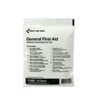 First Aid Only 58 Piece First Aid Essentials Triage Pack