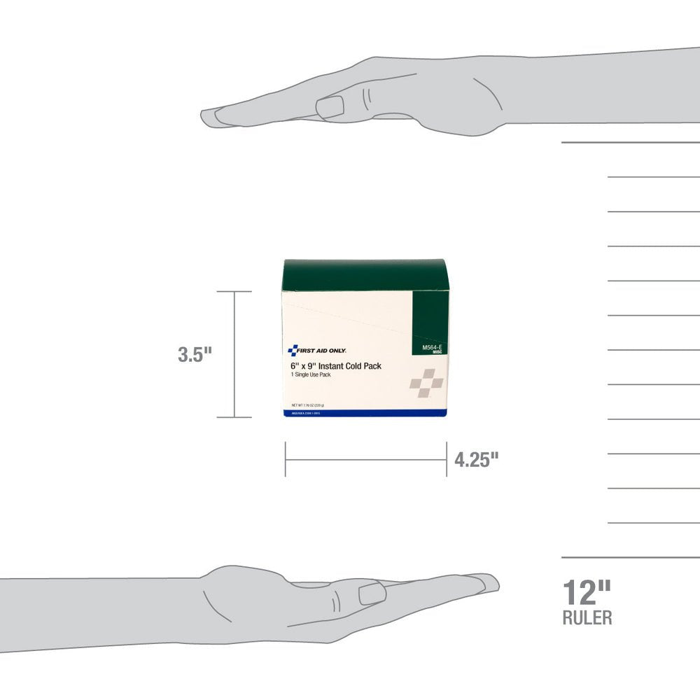 First Aid Only 6"x9" Instant Cold Pack, Large, 1 Per Box