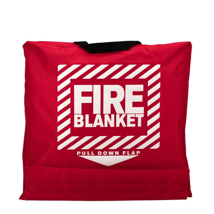 First Aid Only 62"x 80" Wool Fire Blanket in Hanging Pouch
