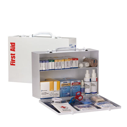 First Aid Only 75 Person ANSI A 2 Shelf First Aid Cabinet, ANSI 2021 Compliant
