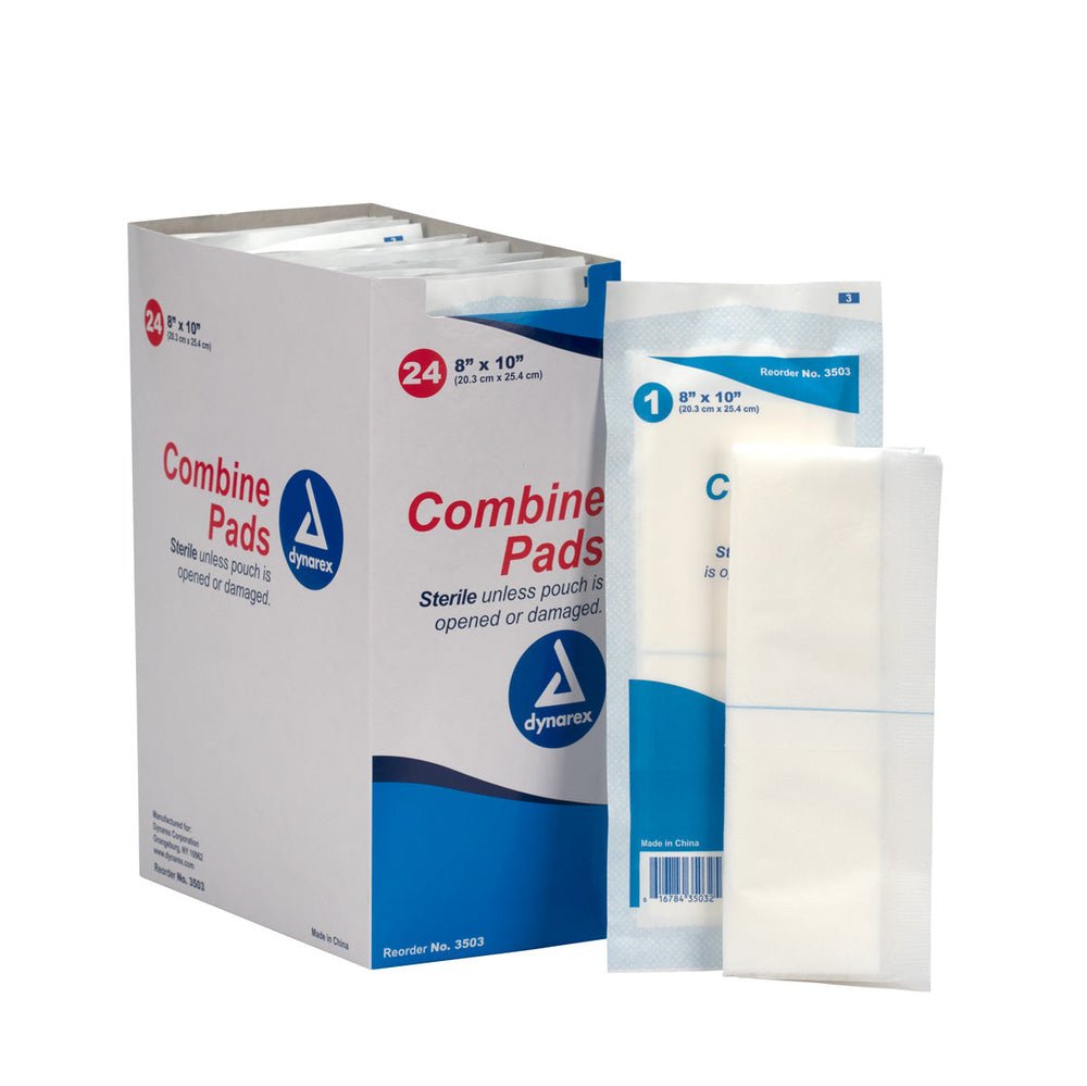 First Aid Only 8"x10" Trauma Pad, 24 per Box