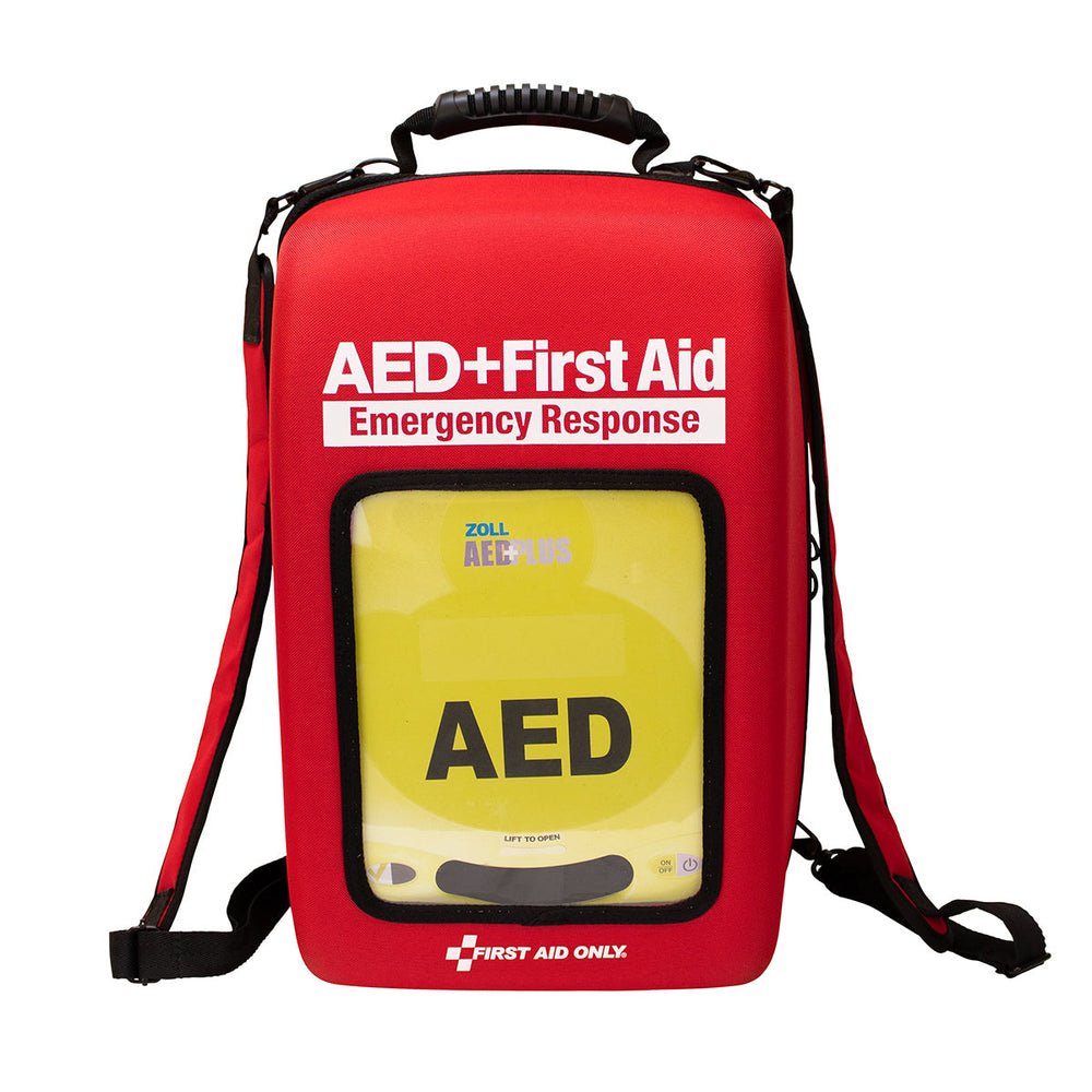 First Aid Only AED+First Aid Emergency Response Bag (AED Sold Separately)