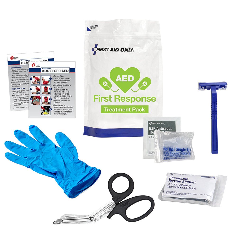 First Aid Only AED First Response Treatment Pack