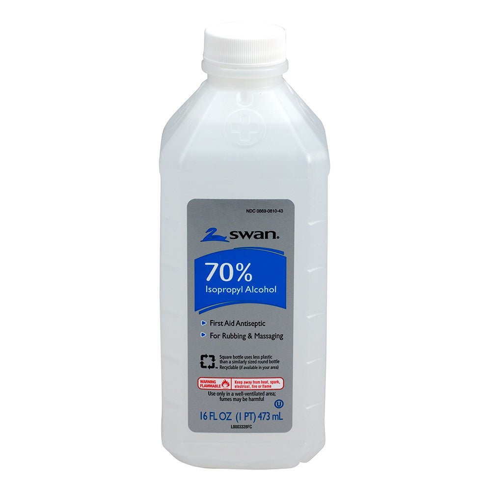 First Aid Only Alcohol, 70% Isopropyl, 16 oz. Bottle (Case of 12)