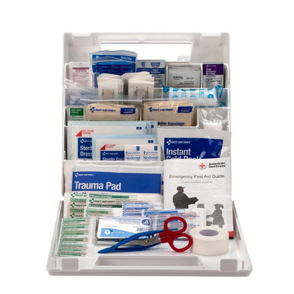 American Red Cross Deluxe Family First Aid Kit, Plastic Case