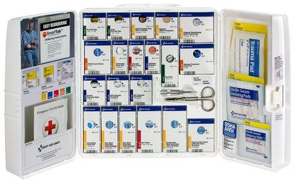 American Red Cross Medium Food Industry First Aid Cabinet with Smart Tab ezRefill System, Metal