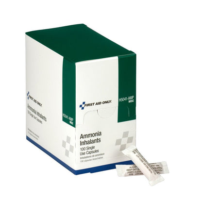 First Aid Only Ammonia Inhalants, 100 Per Box