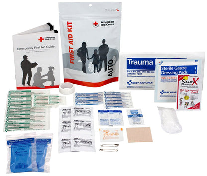 American Red Cross Auto First Aid Zip Kit