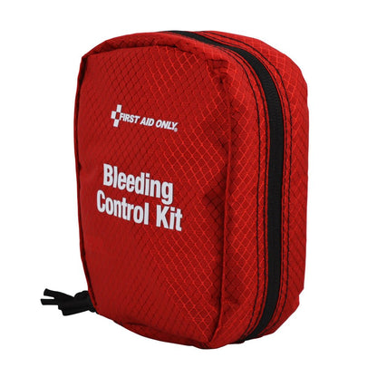 First Aid Only Bleeding Control Kit for California Regulation AB2260, Fabric Pouch