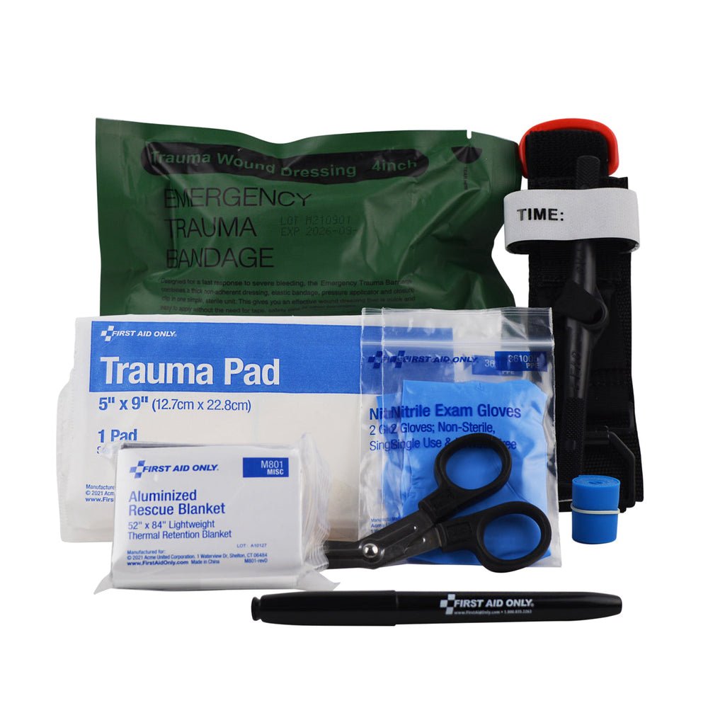 First Aid Only Bleeding Control Kit for Limb Wounds