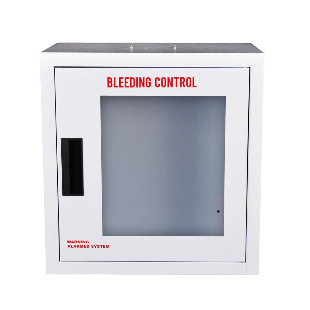 First Aid Only Bleeding Control Large Empty Cabinet, with Alarm