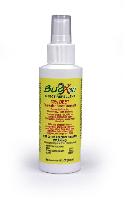 First Aid Only BugX30 Insect Repellent Spray DEET, 4 oz. Bottle, Case of 12