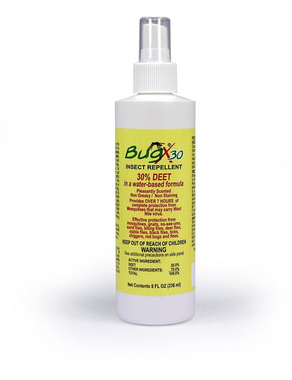 First Aid Only BugX30 Insect Repellent Spray DEET, 8 oz. Bottle, Case of 12