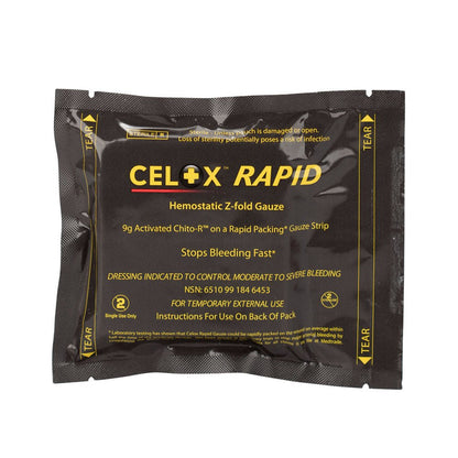 First Aid Only Celox 5' Z Fold Rapid Blood Clotting Gauze