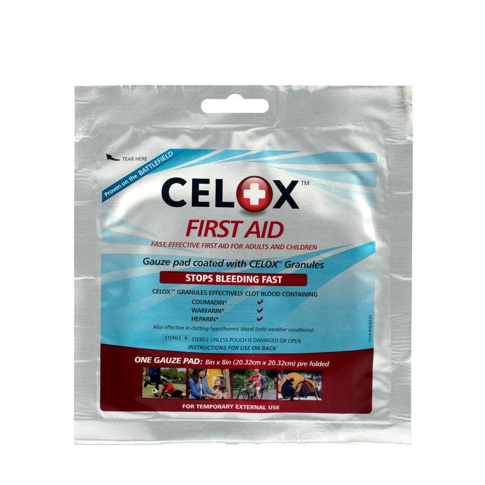First Aid Only Celox 8"x8" Gauze Pad