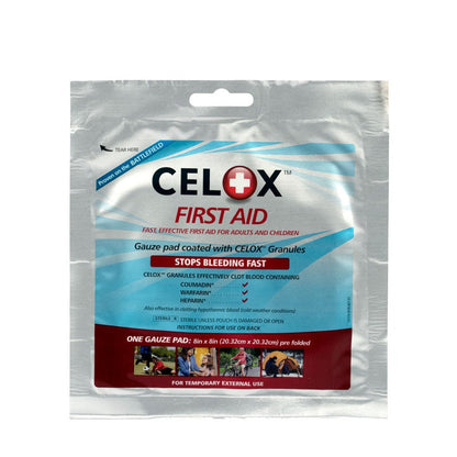 First Aid Only Celox 8"x8" Gauze Pad