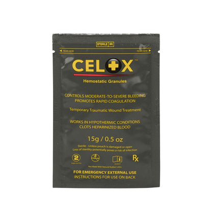First Aid Only Celox Blood Clotting Agent, 15g Granules Pack