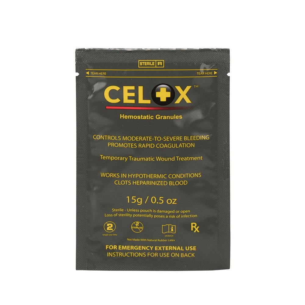 First Aid Only Celox Blood Clotting Agent, 15g Granules Pack