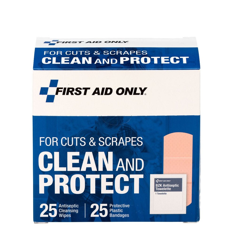 First Aid Only Clean and Protect Wound Care Kit, 50 Pieces