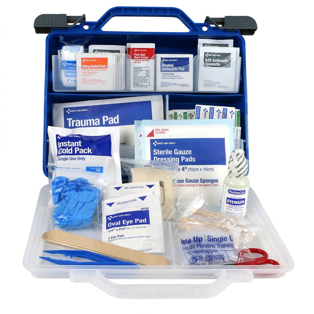 First Aid Only Clear Cover Intermediate First Aid Kit, 322 pc, No Safety Light