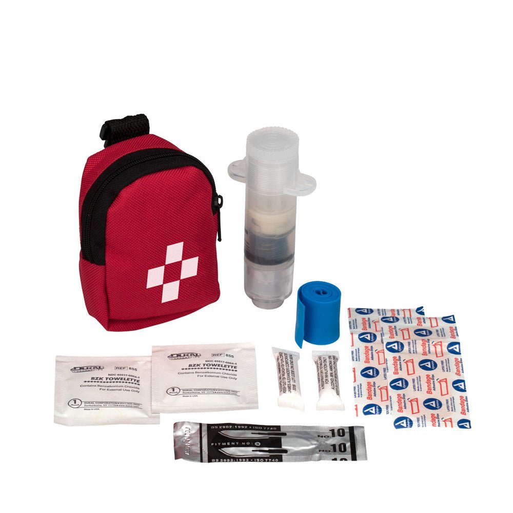 First Aid Only Clip-On First Aid Snake Bite Kit, 9 pieces