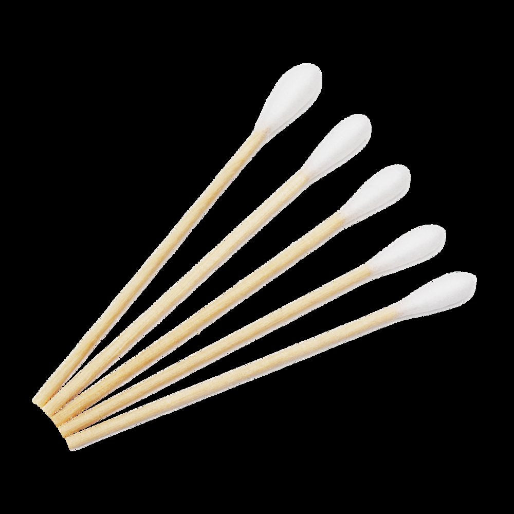 First Aid Only Non-Sterile Cotton Tipped Applicators, 3" Wood Shaft, 100 Per Bag