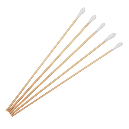 First Aid Only Cotton Tipped Applicators, 6" Wood Shaft, 100 Per Bag