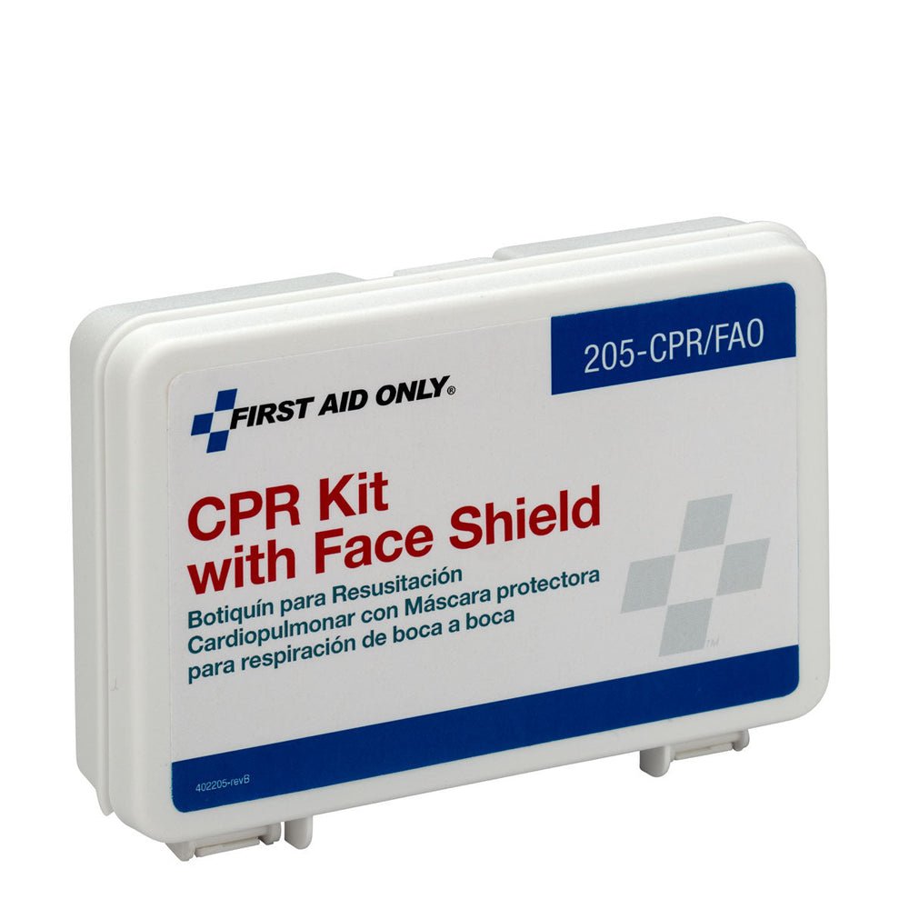 First Aid Only CPR Kit, Single Use, Plastic Case