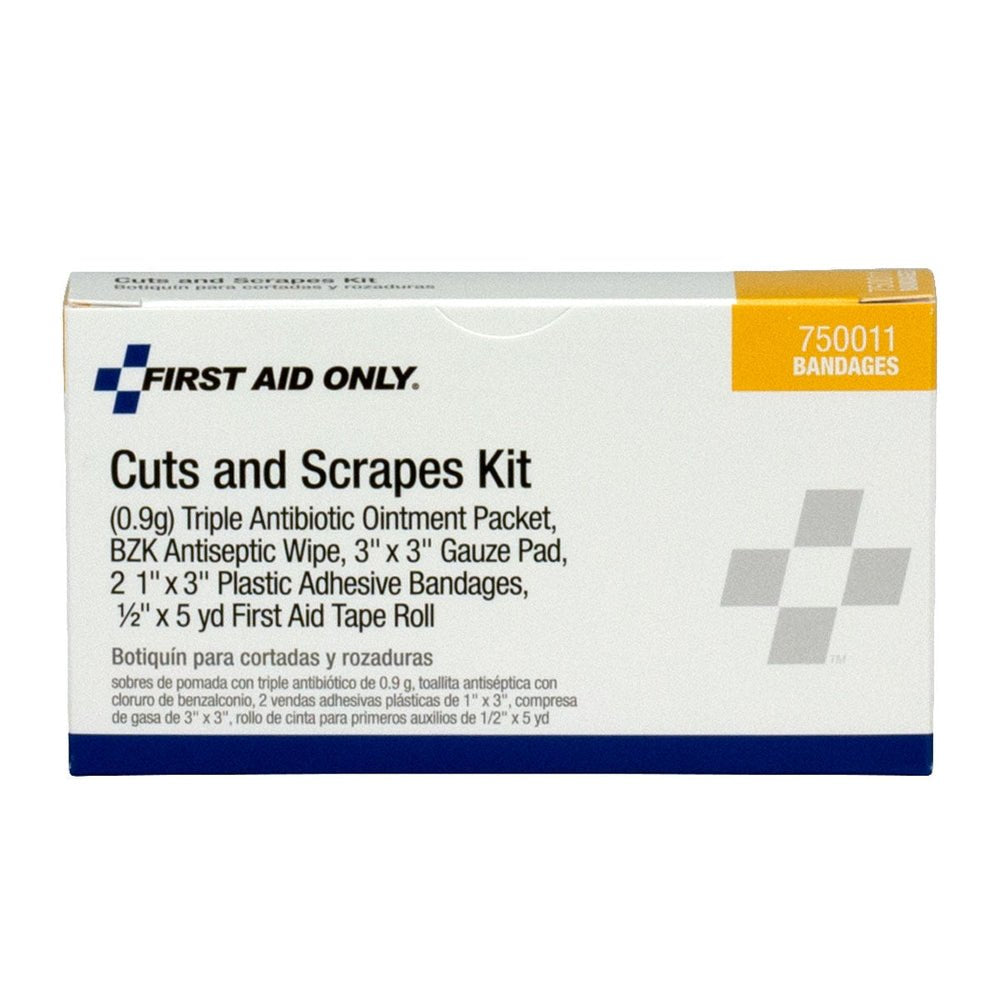 First Aid Only Cuts and Scrapes Kit, Unit Box