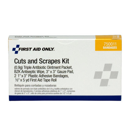 First Aid Only Cuts and Scrapes Kit, Unit Box