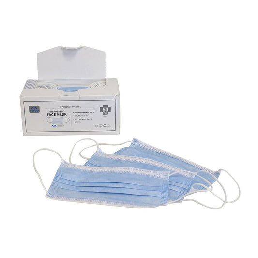 First Aid Only Disposable Face Masks, Box of 50