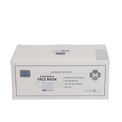 First Aid Only Disposable Face Masks, Box of 50