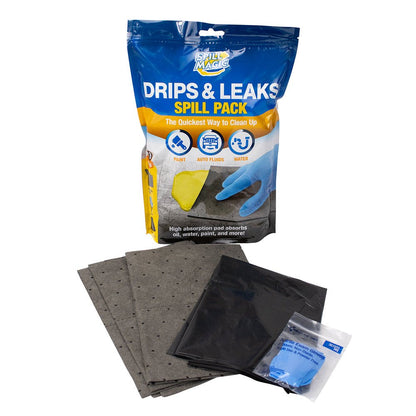 First Aid Only Drips & Leaks Spill Pack (Case of 6)