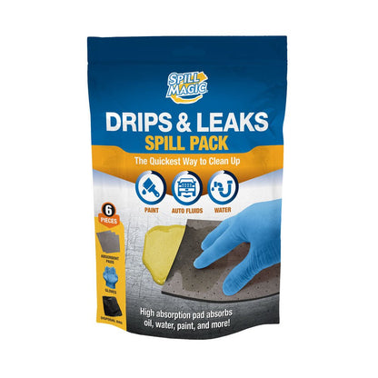 First Aid Only Drips & Leaks Spill Pack (Case of 6)