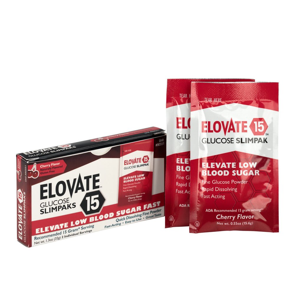 PhysiciansCare Elovate Glucose Packets, 2 Per Box